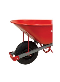 CRAFTSMAN 1-Wheel Pneumatic Tire Steel Wheelbarrow Red 27 x 25.5 x 58.75 cm CMXMBBAR6ST  - Image 5