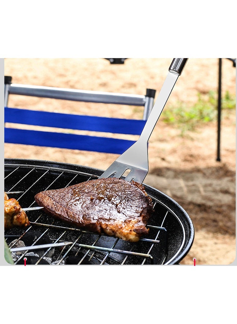 مجموعة أدوات الشواء المصنوعة من الفولاذ المقاوم للصدأ، ملحقات الشواء الاحترافية، أداة الشواء مع حقيبة سهلة الحمل - Image 4