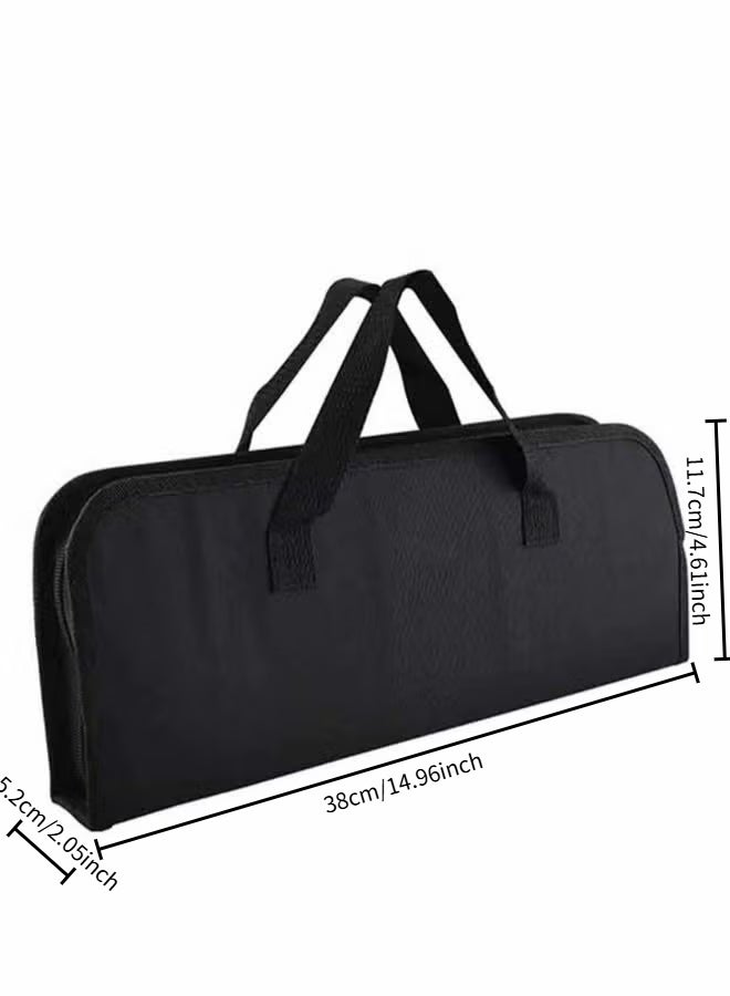 مجموعة أدوات الشواء المصنوعة من الفولاذ المقاوم للصدأ، ملحقات الشواء الاحترافية، أداة الشواء مع حقيبة سهلة الحمل - Image 5