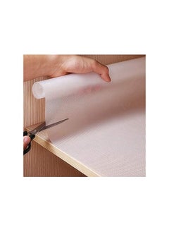 Spaceshoop Non Slip Drawer Liner Waterproof Transparent NonStick Kitchen Cabinet Drawer Liner Table Protector Moistureproof for Home Office  - Image 3