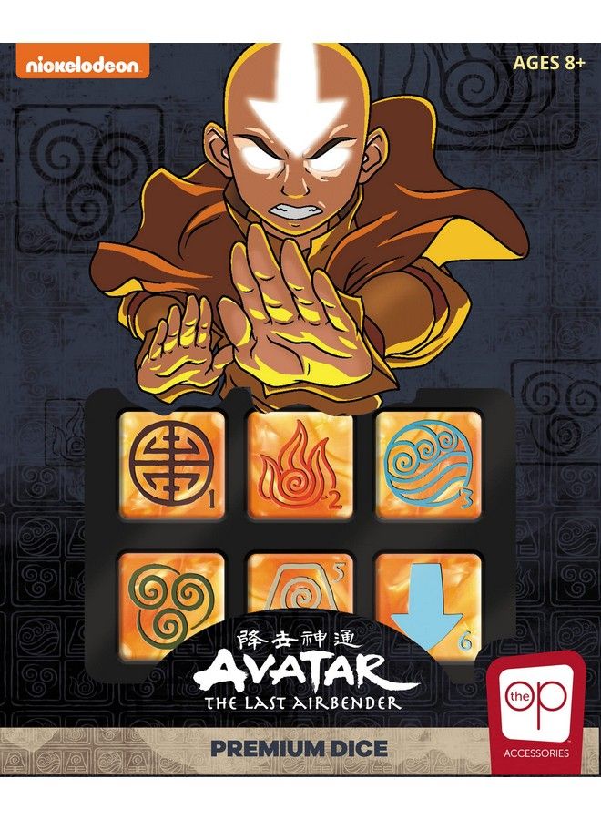 USAopoly Avatar The Last Airbender Premium Dice Set ; Collectible D6 Dice ; Custom Dice With Collectible Tin Case ; Officially Licensed 6Sided Dice  - Image 4