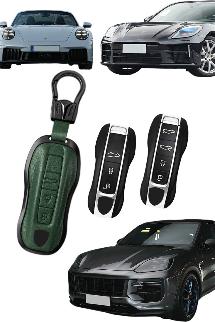 Car key bag, suitable for Porsche car key protector, perfectly wraps car keys, high-end, wear-resistant and fashionable. - Image 1