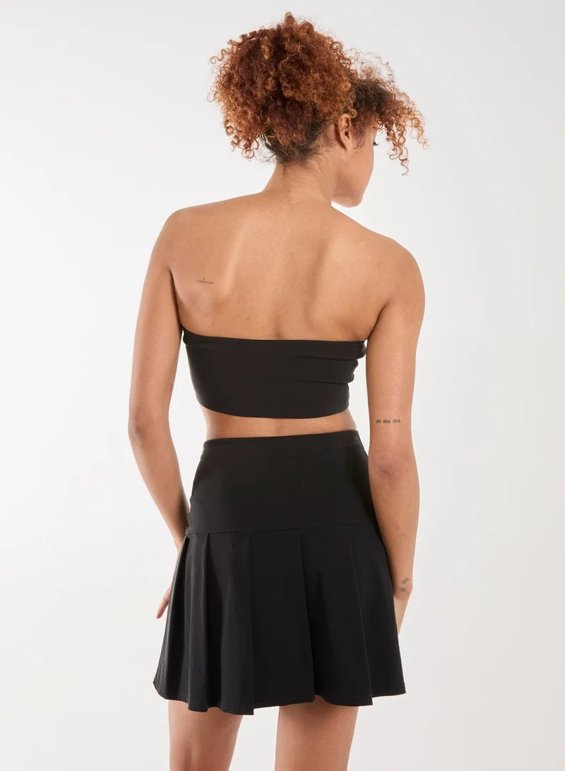 Pink Vanilla Bow Detail Corset Top