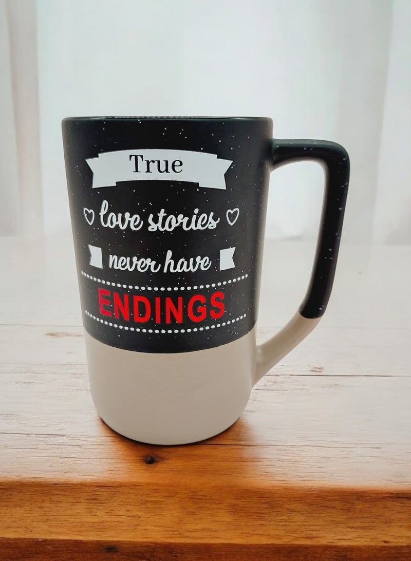 AKDC True Love Stories Never Have Endings Printed Mug 8x14cm - Image 2