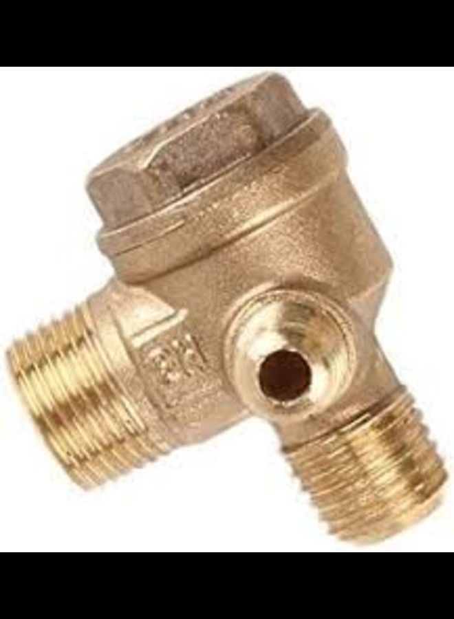 ABBASALI Non Return Valve Brass Reusable High Hardness Strong Safe One Way Valve for Air Compressors
