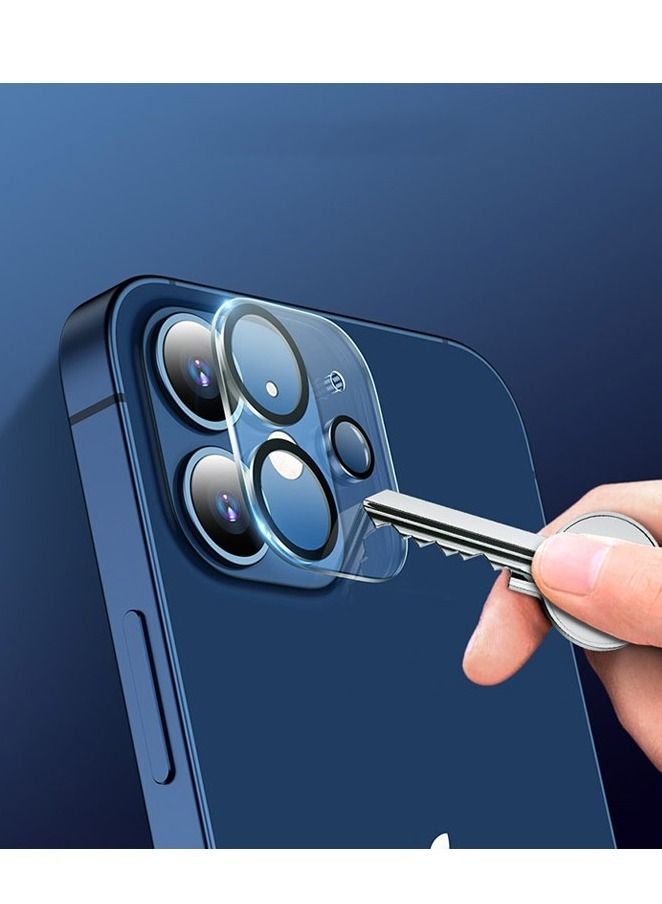 CATANES iPhone 12 Camera Lens Protector Tempered Glass Anti-Scratch 9H Hardness HD Clear Back Lens Glass Film Compatible with iPhone 12 (6.1 inch) - Image 2