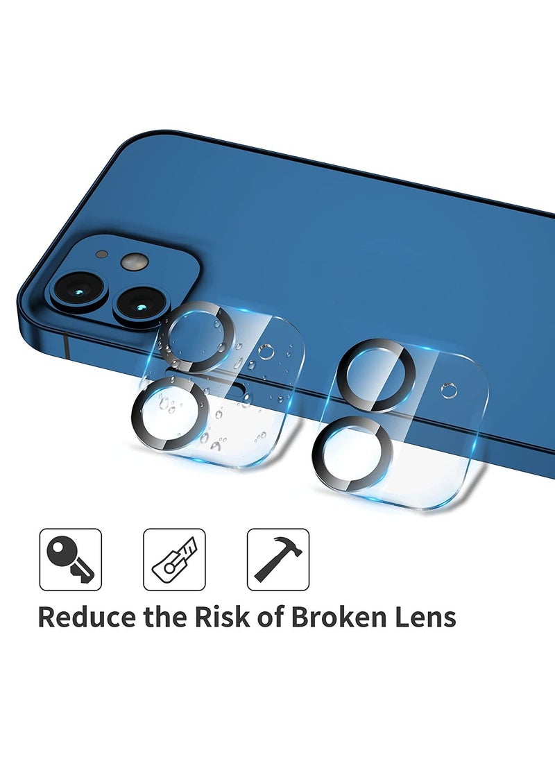 CATANES iPhone 12 Camera Lens Protector Tempered Glass Anti-Scratch 9H Hardness HD Clear Back Lens Glass Film Compatible with iPhone 12 (6.1 inch) - Image 5
