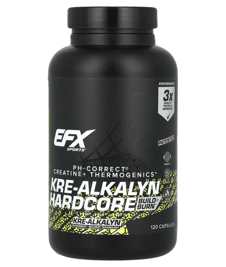 EFX SPORTS Kre-Alkalyn Hardcore 120 Capsules