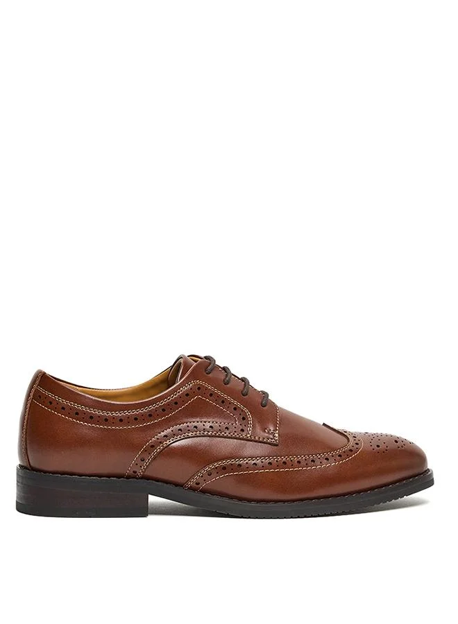 Maymmers Bronze Men's Formal Lace-Up Shoes