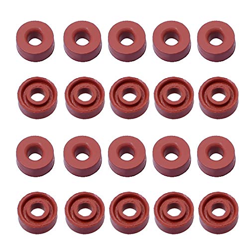Anxingo Carburetor Float Valve Needle Seat Replacement for 398188 281144 299096 394681 5HP 6HP Vertical 3.5HP 5HP Industrial Plus Engines 20 Pcs - Image 1