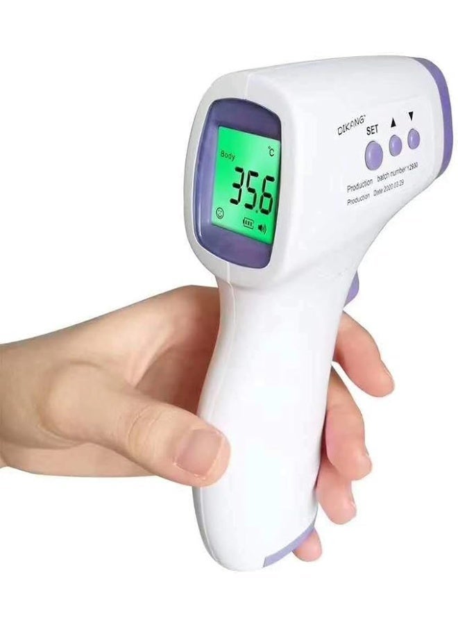 مقياس حرارة رقمي بالأشعة تحت الحمراء للجبهة بدون تلامس مع شاشة LCD - Image 3