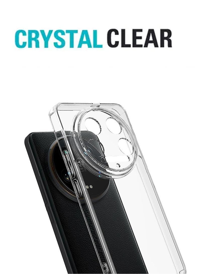 Techie حافظة TPU شفافة لهاتف Xiaomi 14 Ultra 5G | زوايا ناعمة، نحيفة، مضادة للصدمات، غطاء شفاف مضاد لبصمات الأصابع - Image 5