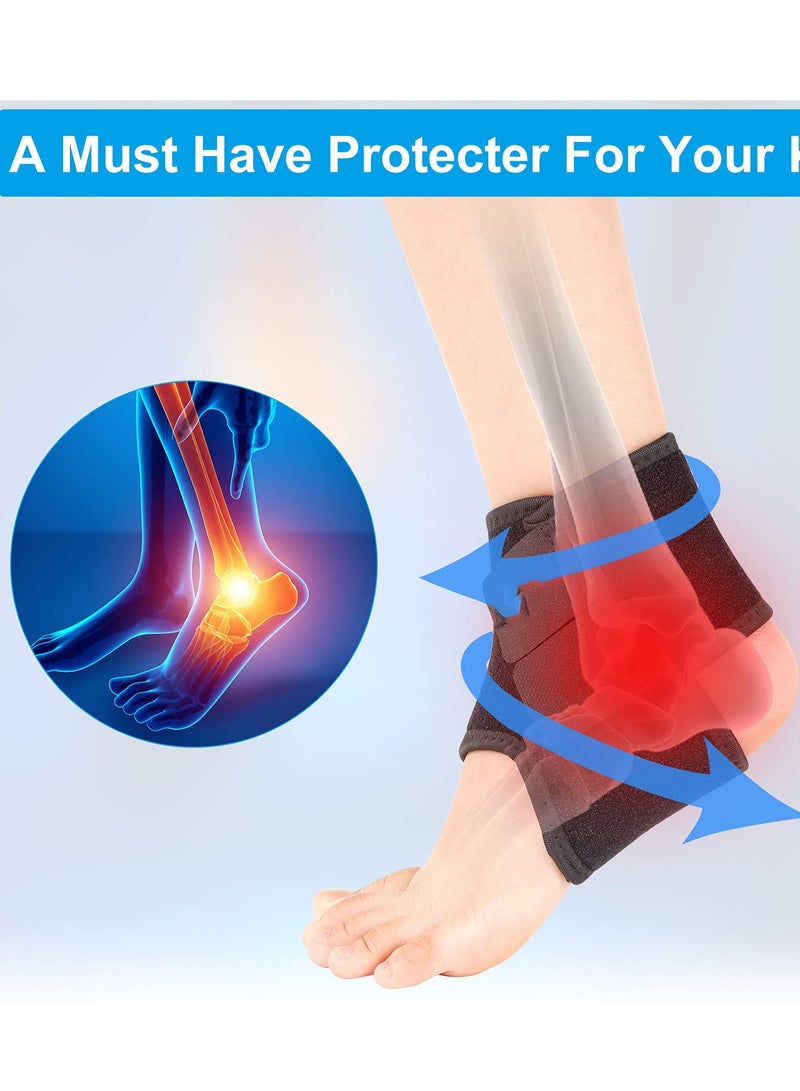 KASTWAVE Kids Ankle Support, Support Breathable Ankle Stabilizer Adjustable Children's Ankle Protection Sleeve Sports Dance Foot Support Arch Support Sports Protection Ankle Sprain (S,1 Pair) - Image 5