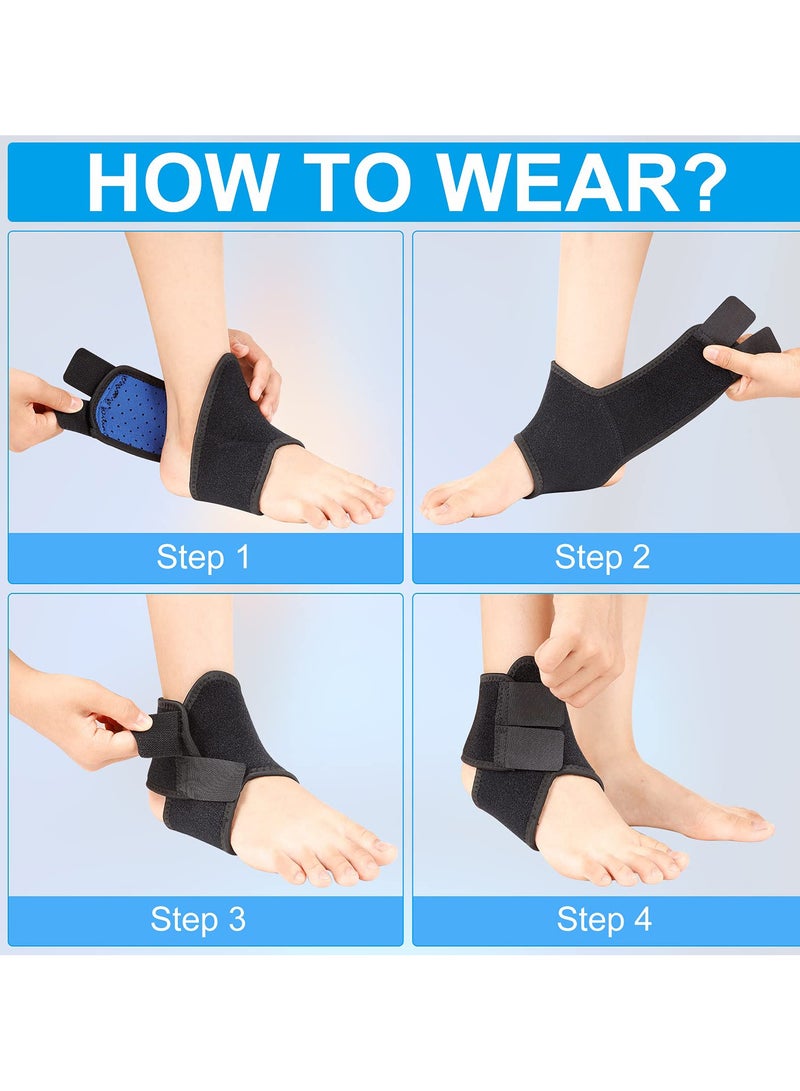 KASTWAVE Kids Ankle Support, Support Breathable Ankle Stabilizer Adjustable Children's Ankle Protection Sleeve Sports Dance Foot Support Arch Support Sports Protection Ankle Sprain (S,1 Pair) - Image 4