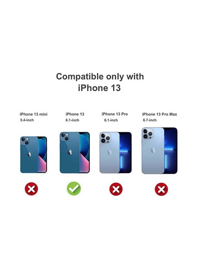 غطاء خلفي واقٍ لهاتف أبل آيفون 13 6.1 بوصة شفاف - Image 2