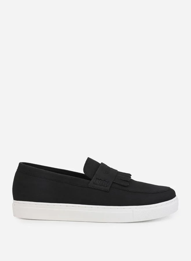 Styli Suede Look Fringe Detail Casual Shoes