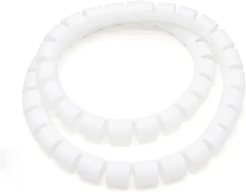 Cable Management Sleeve, Spiral Wrap Organizer 25-30mm 1-10 Meter Multicolor(Wit,ID 25mm 5 Meter) - Image 1