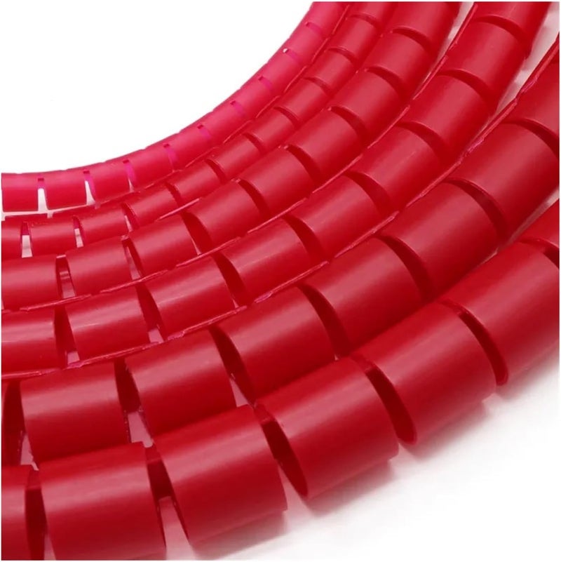 Cable Management Sleeve, Spiral Wrap Organizer 25-30mm 1-10 Meter Multicolor(Wit,ID 25mm 5 Meter) - Image 5