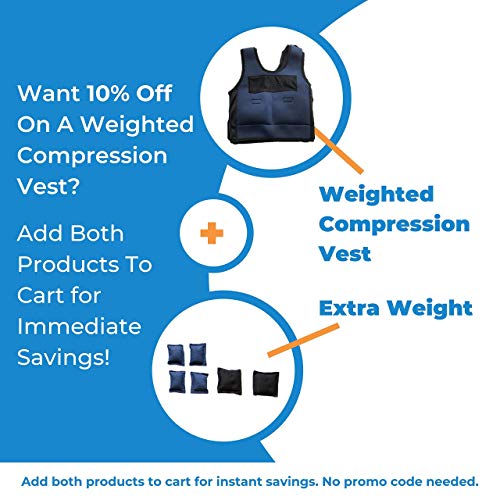 Harkla Weighted Compression Vest, 2lbs (4 & 2lb Weights) - Image 2