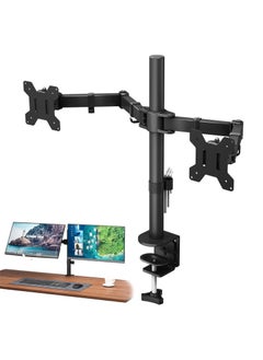 Arabest Monitor Mount Stand,Dual LCD LED Monitor Arm for Desk,Heavy Duty Gaming Monitor Stand Fully Adjustable Arms Hold 2 Screens up to 30 inches  - Image 1