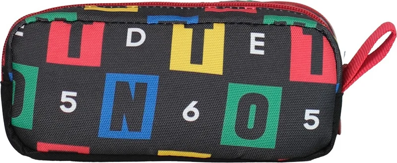 UNITED COLORS OF BENETTON . Letter Printed Double Compartment Unisex Kids Pencil Case