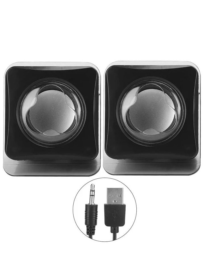 كيسونلي مجموعة سماعات الوسائط المتعددة AUX في 2 مكبرات صوت USB 2.0 مع التحكم في مستوى الصوت مكبرات صوت جيدة KISONLI V410 - Image 2