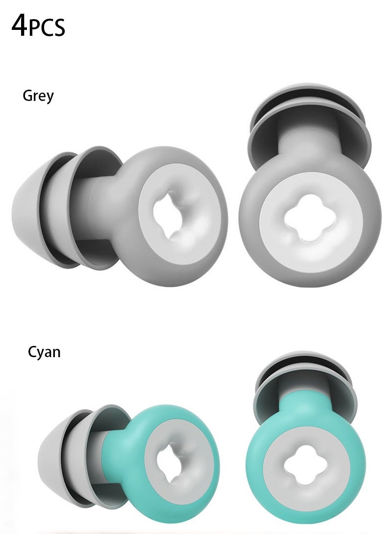 Generic Ear Plugs for Sleeping Noise Cancelling, Immersive Silicone Noise Cancelling Earplugs for Sleeping, Studying, Working, Traveling, Swimming (-33dB) (Black)  - Image 1