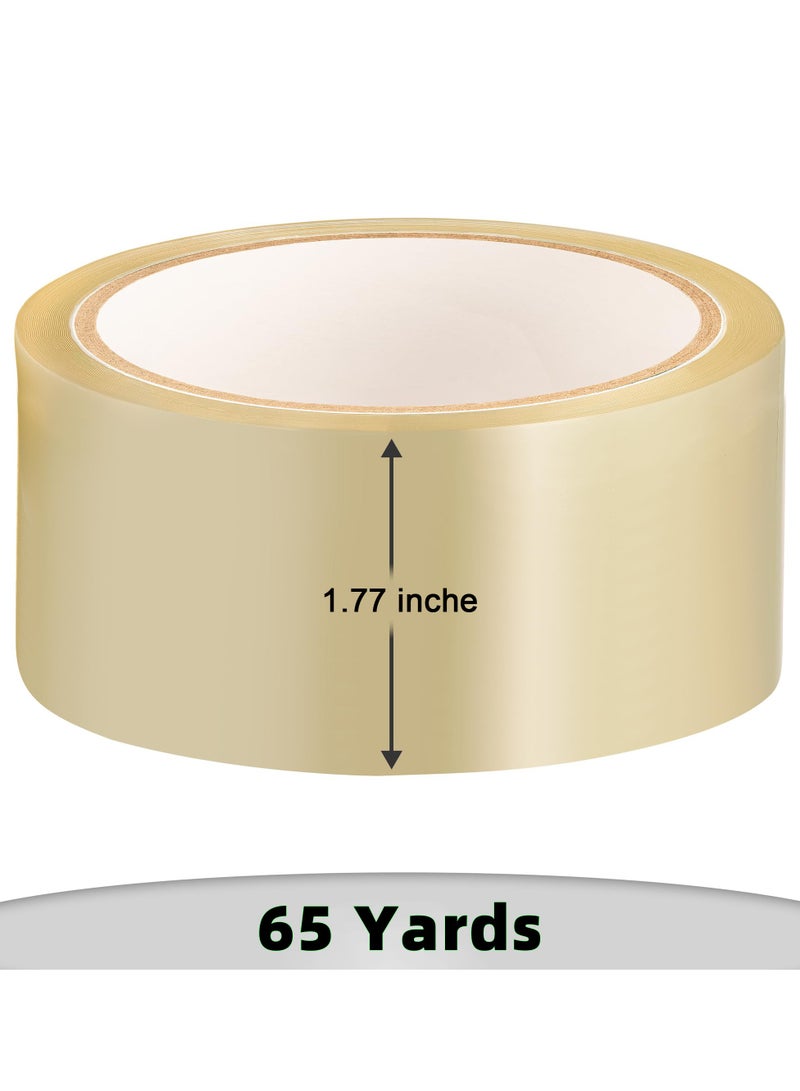 Shipping Tape Rolls, No Noise Silent Clear Packing Tape, 1.77" X 65 Yards, Box Tape for Moving, Industrial Heavy Duty Packaging Tape for Packing Shipping Moving and Storage (6 Pack) - Image 5