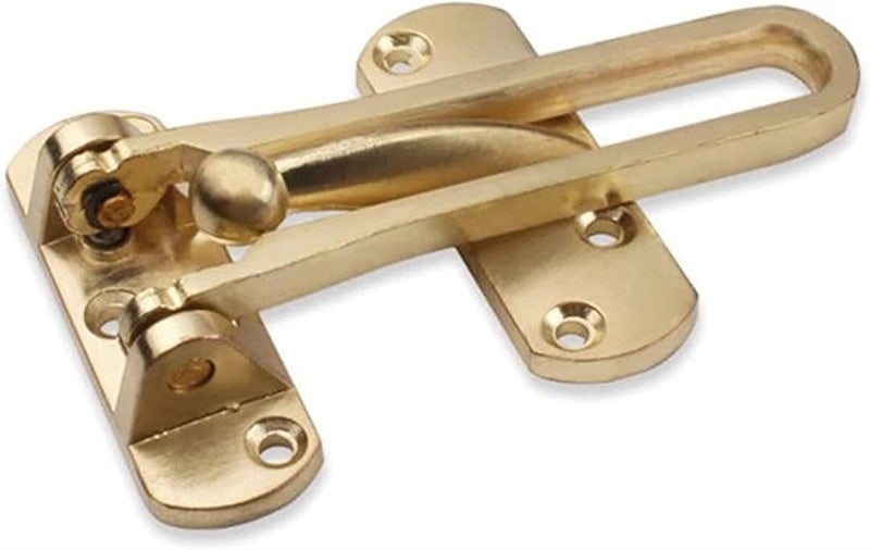 Red Bronze Door Chain Lock Anti Theft Safety Latch Concealed Hasp Buckle - Image 2