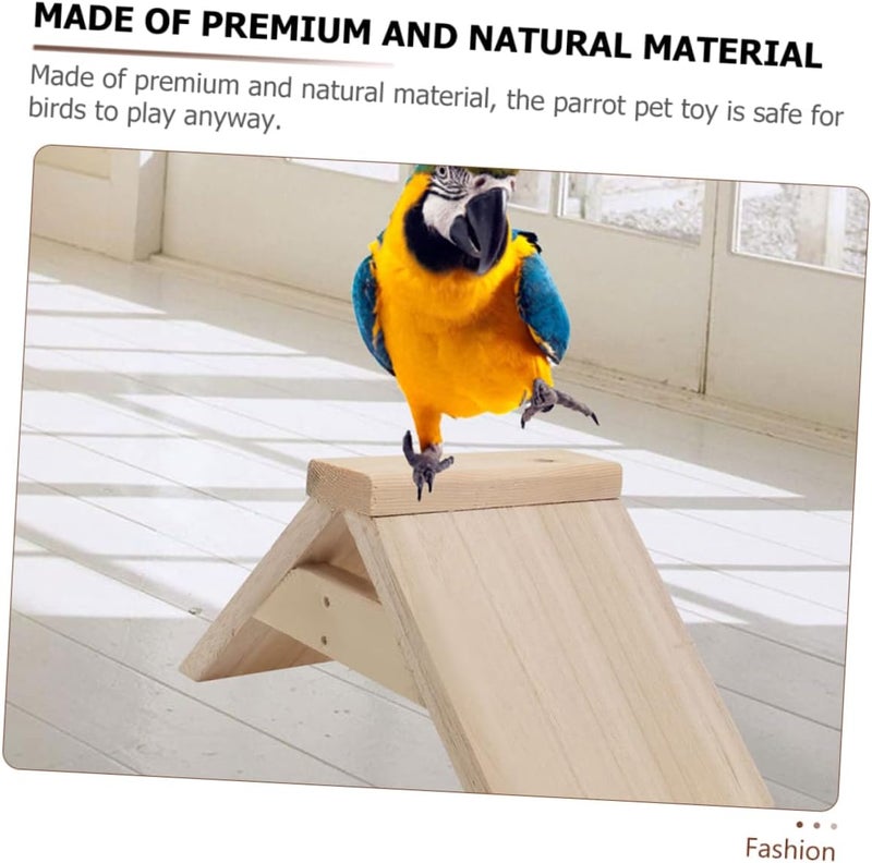 BUGUUYO Wooden Birds Perch 5pcs Pigeon Solid Wood Perch Chicken Run Accessories Chick Toy Sports Accessories Pigeon Perch Fork Perch Rod Pigeon Roosts and Perches Bird Biting Toy Pet - Image 4