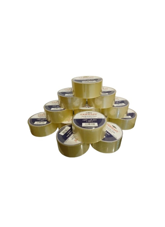 germain GERMAIN Transparent Packaging Tapes, 48mm x 100 yards x 45 mic, 30 Rolls per Box  - Image 3