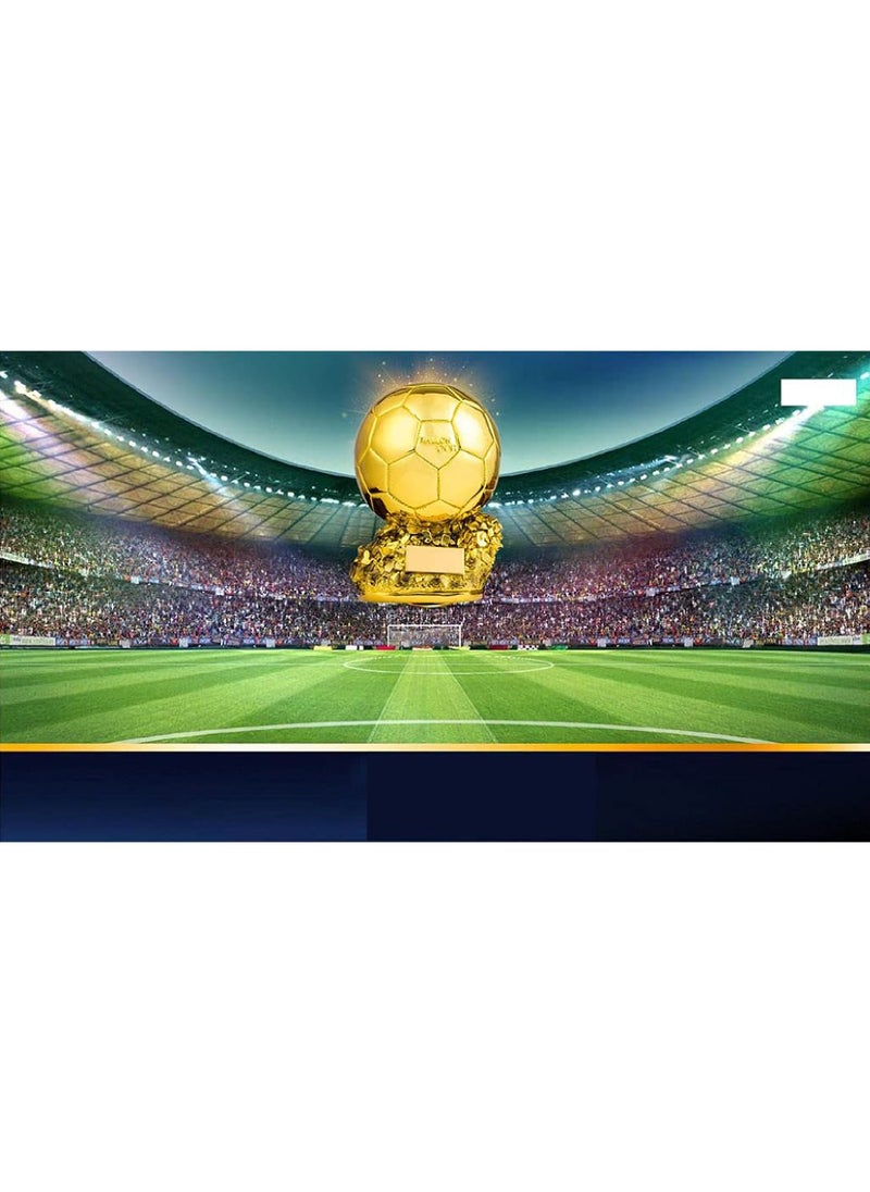 Rock Pow - New Ballon d'Or Trophy Football Golden Ball Award Trofei Calcio World's Best Player MVP Soccer Fans Craft Souvenir Home Decor - Image 1