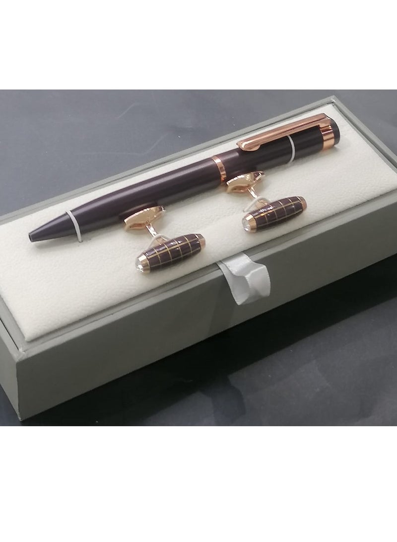 طقم قلم وكبك درجة اولى رجالي