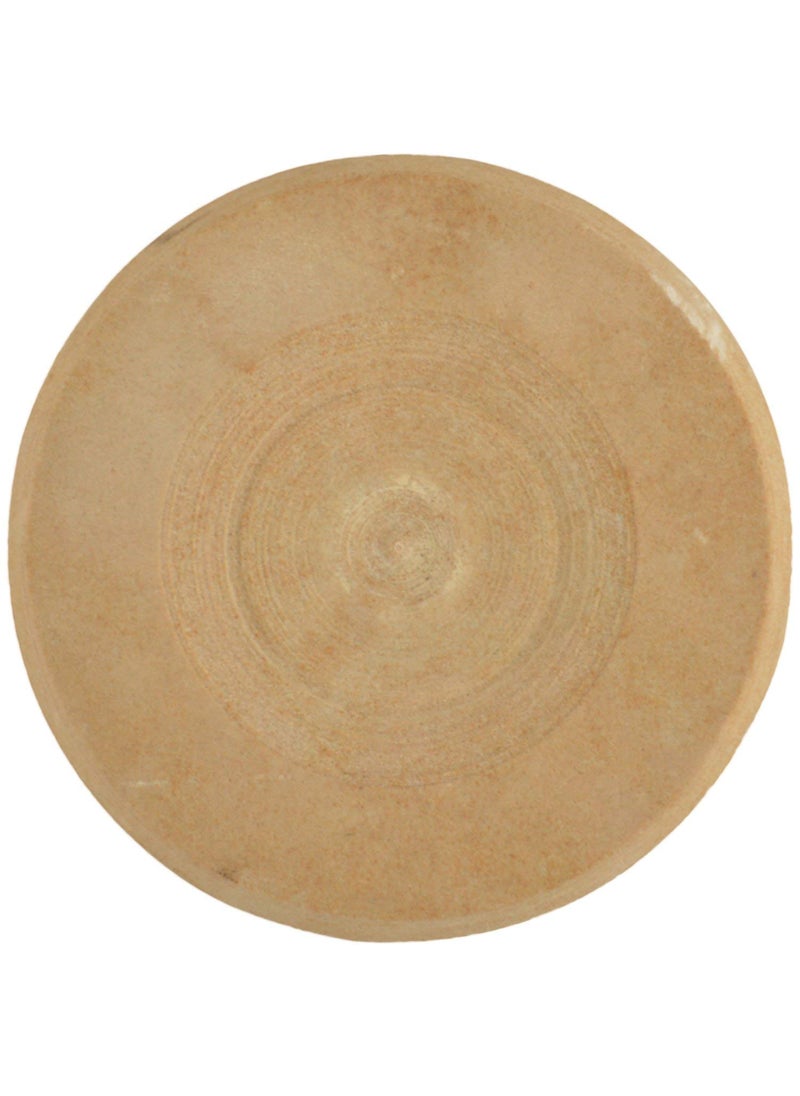 Handcraftd HANDCRAFTD Stone Chandan rubbing chakla Pata for preparing Sandal Wood Paste and Kids ghutti 4 IN  - Image 3