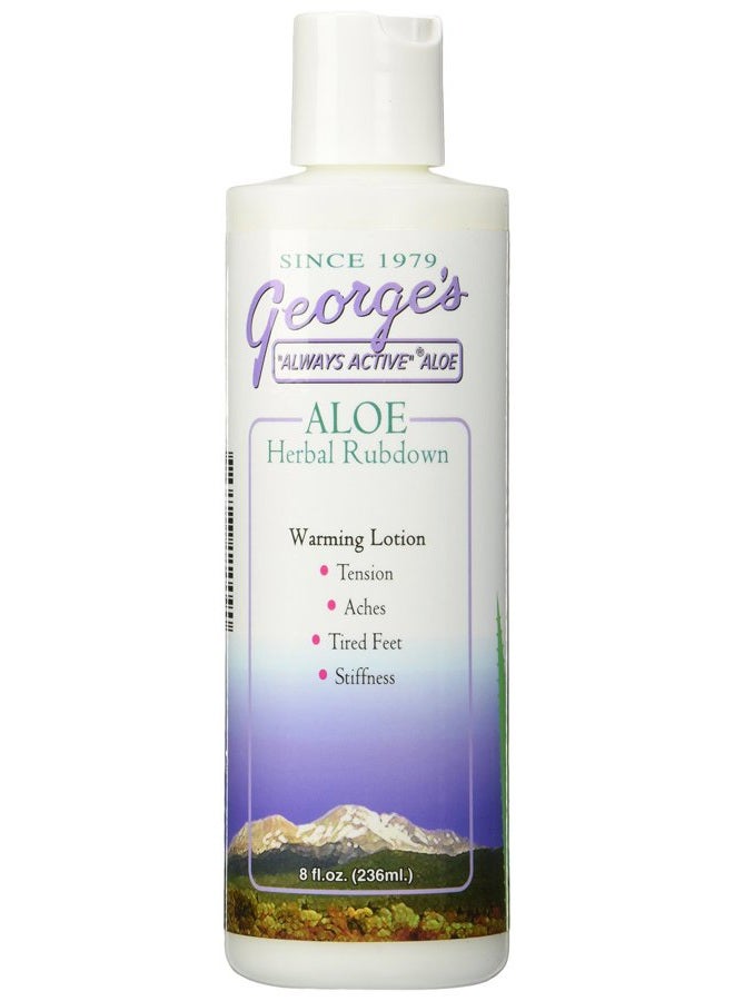George's Aloe Vera Herbal Rubdown - 8 Fl Oz, 8 Ounce - Image 1