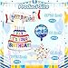 YOUDICT 6 PCS Happy Birthday Mylar Balloons Happy Birthday Foil Banner Balloons Star and Circle Balloon for Birthday Party Decoration Supplies - Image 4