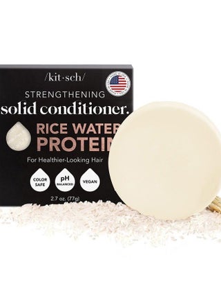 Strengthening Hair Conditioner Bar with Rice Water Protein | Made in US | Eco-Friendly Cleansing and Moisturizing Conditioner Bar | Paraben Free | Sulfate free Conditioner | 2.7 oz - pzsku/ZD56A66F65009A25C8256Z/45/_/1687547402/29647556-1913-488f-80bf-30a5e81fdbea