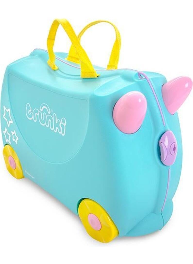 trunki White Kids Luggage - Una Unicorn Type4 Plastic Kids Boy Unicorn Casual/daily No Woven  - Image 1