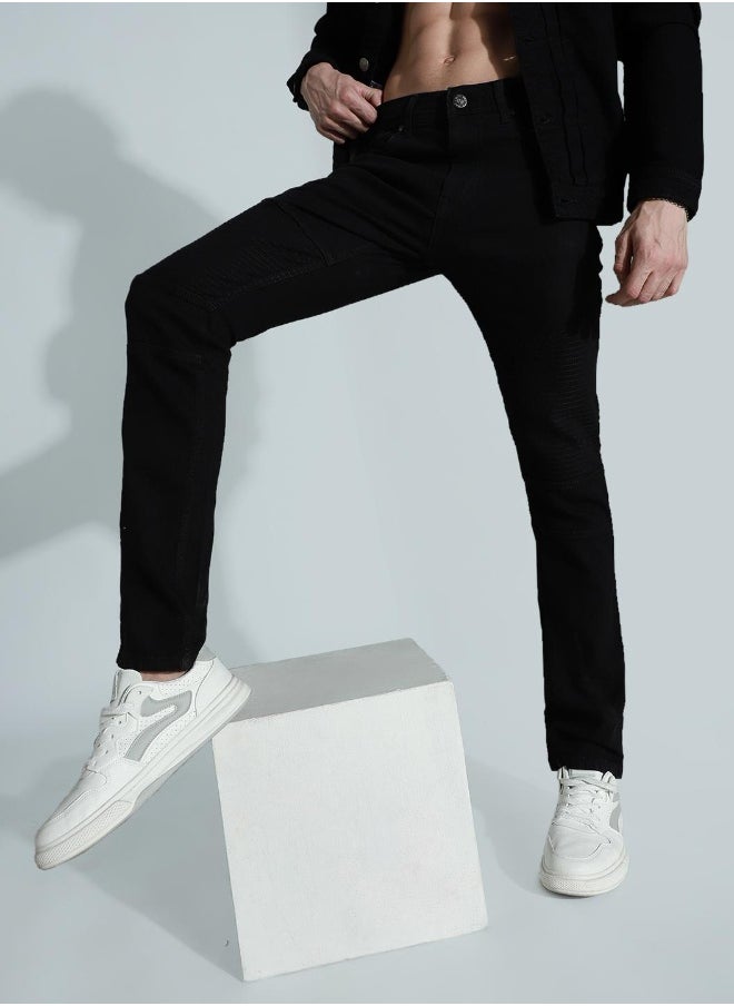 HIGH STAR - Men Black Jeans - Image 1