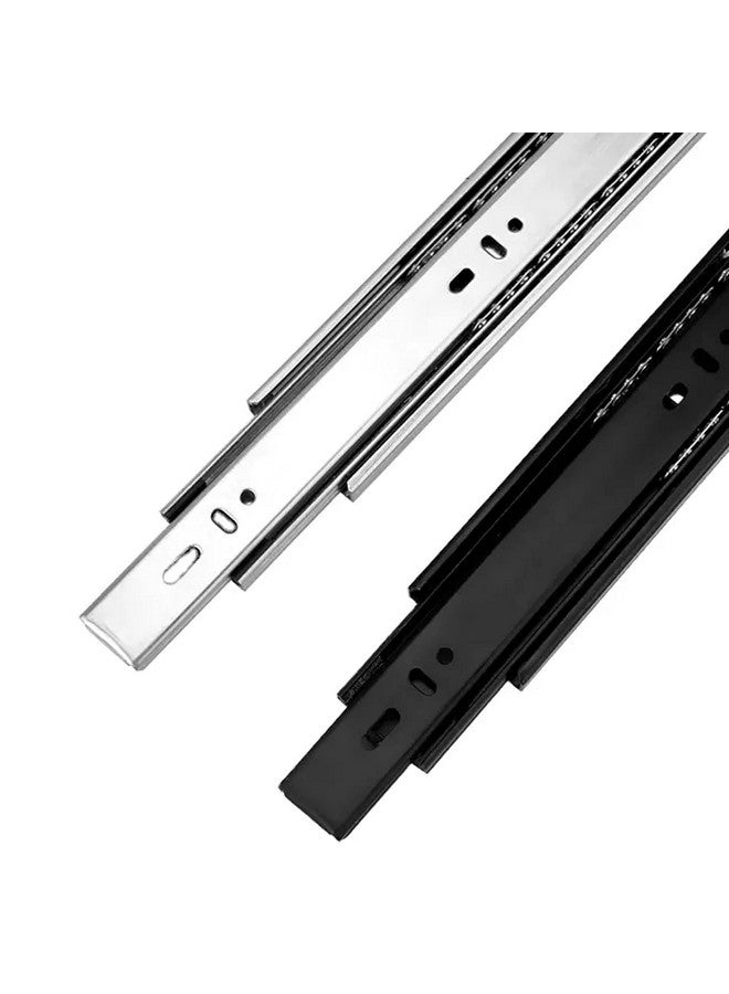 Plantex Drawer Channel/Regular Close Ball Bearing/Channel for Drawer/Telescopic Channel for Wooden & Metals Drawers in Kitchen, Wardrobe, (20-Inch,Silver) 1 Pair Set