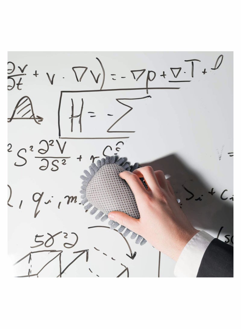 KASTWAVE 6 Pack Microfiber Shag Whiteboard Eraser, Washable(Gray, Blue, Pink) - Image 4