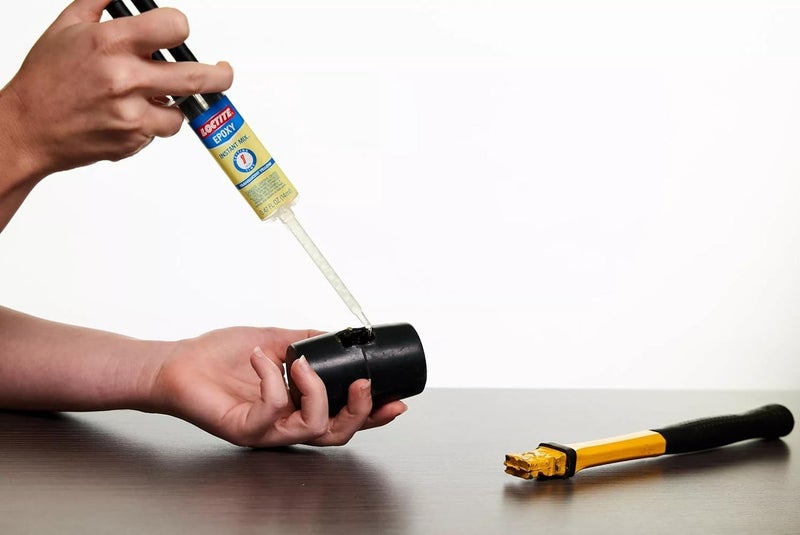 لوكتيت لاصق لوكتايت إيبوكسي سريع الخلط 14 مل – تثبيت خلال دقيقة واحدة غراء قوي للمعادن والخشب والسيراميك والزجاج والبلاستيك | حقنة مزدوجة ذاتية الخلط للاستخدام العام - Image 5