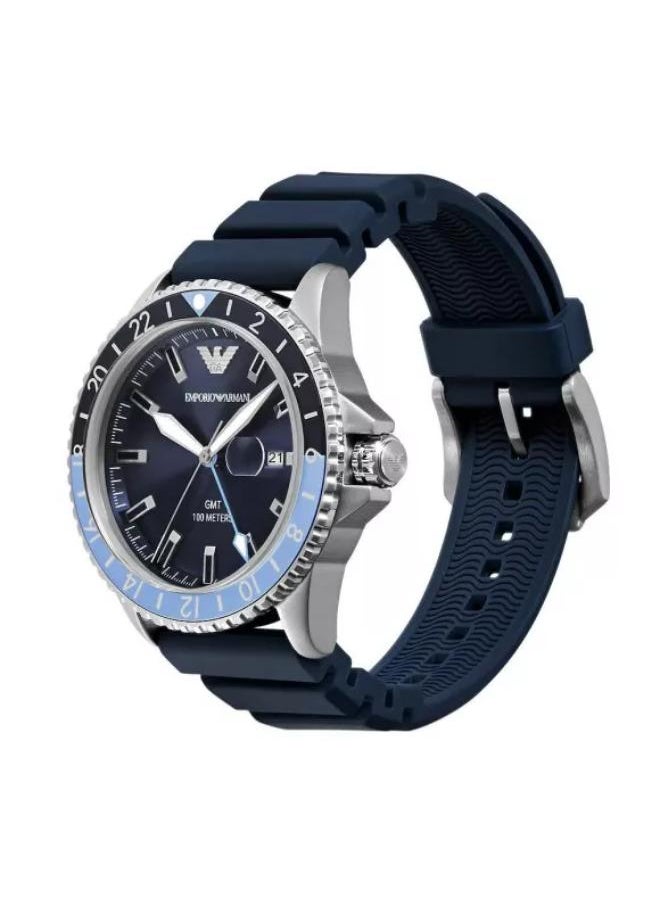 armani Emporio Armani Men's Watch AR11592 Blue Strap, Blue, Strap  - Image 2