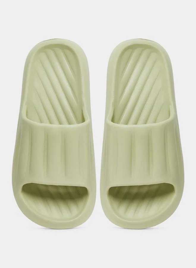 تايك تو شبشب حمام سادة بنقشة بارزة مقاوم للانزلاق