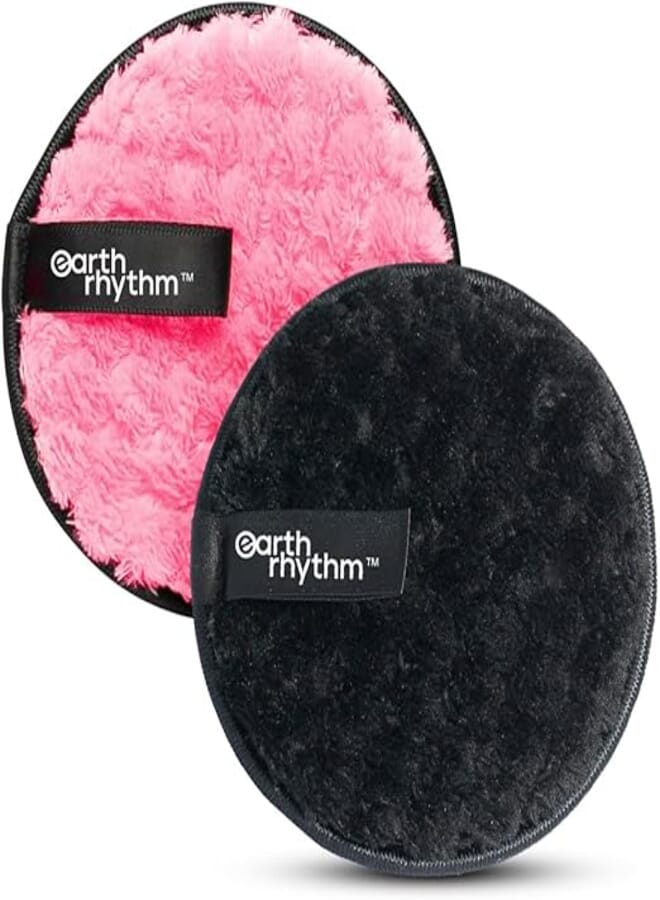 Earth Rhythm Reusable Multi-functional Makeup Removal Facial Cleansing Pads (Pack of 2)