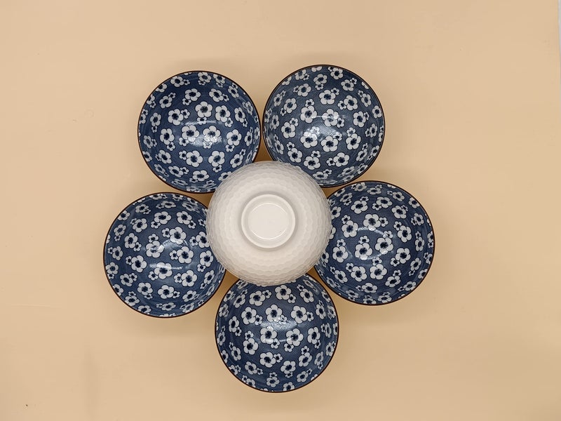 P-PLUS INTERNATIONAL Bake and Serve Oven Safe Ceramic Cereal Dessert Bowls for Baking, Soufflé, Ice Cream, Snack Set of Serving Bowls (Pack of 6) - Image 5