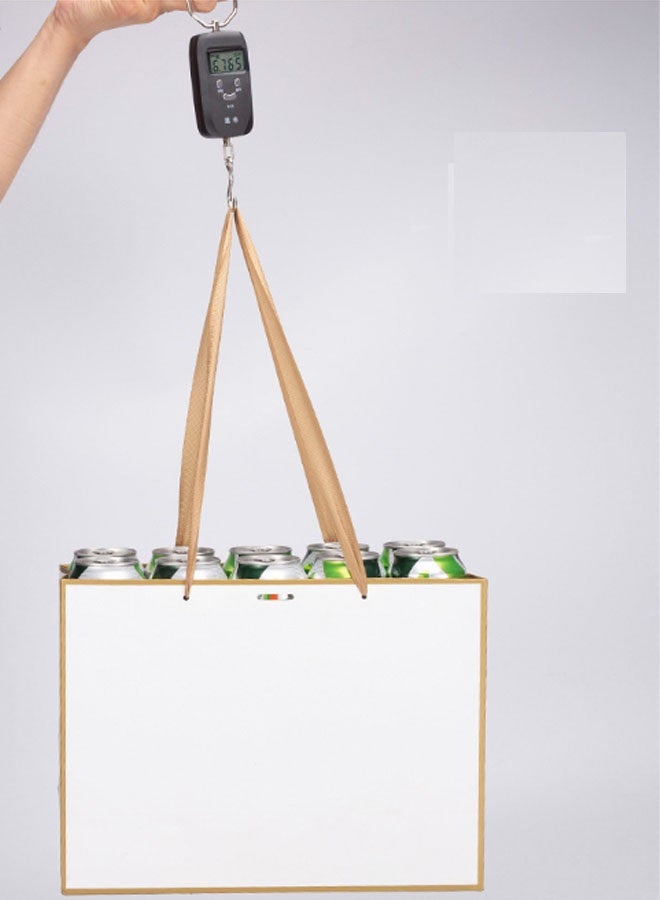 Ailily 12PCS Champagne  Color Large Gift Bags, Party Favor Bags，Portable Party Bags with Handles, Birthday Gift Bags, Present Bags for Wedding Party, Party Supplies 27*21*8 - Image 4