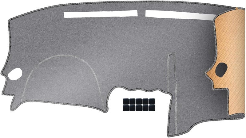 QUYDDC Upgrade Dacron Dashboard Cover for Nissan Altima (2007-2012) - Grey - Image 1