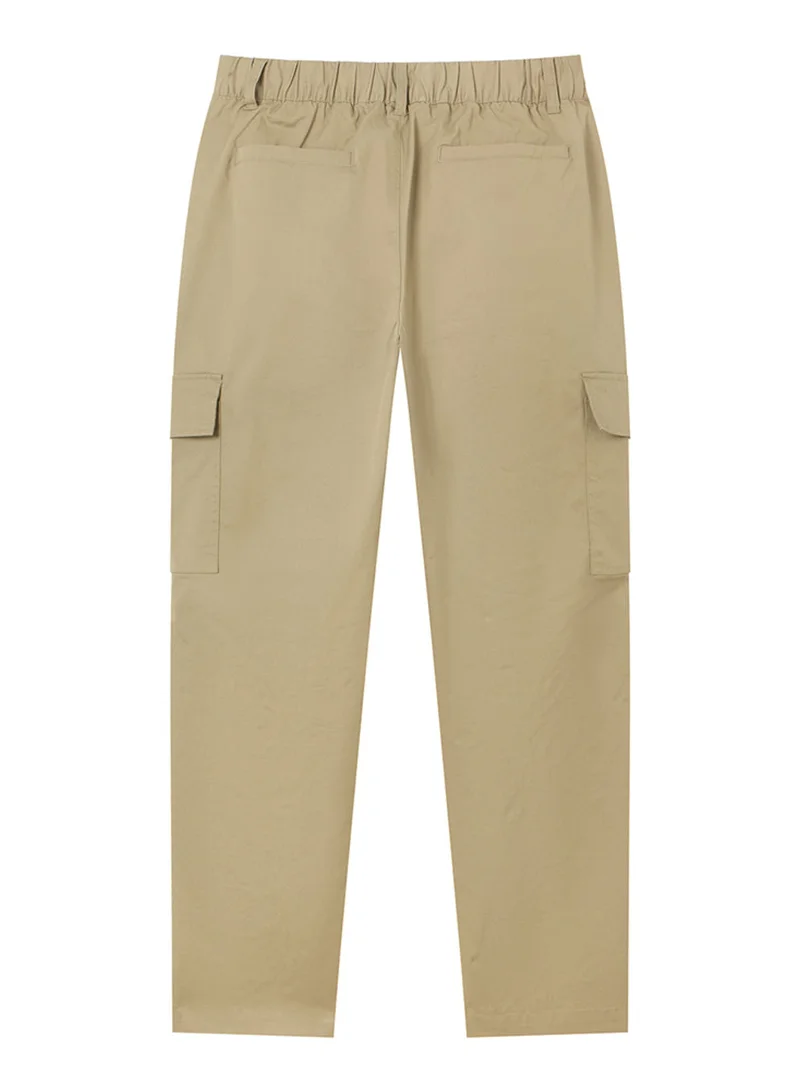 GIORDANO  Men’s Relaxed Stretch Twill Cargo Khakis for Men | Best Price UAE
