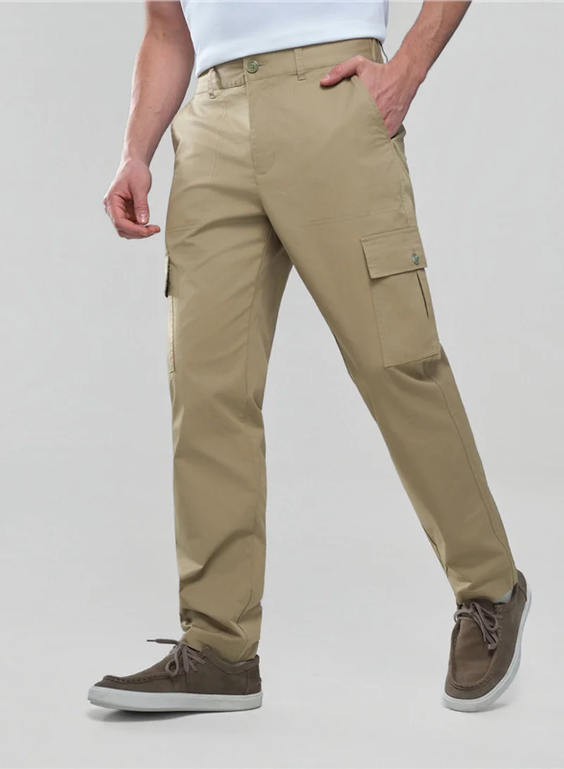 جيوردانو Men’s Relaxed Stretch Twill Cargo Khakis